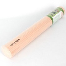 편백 원통 경침 마사지봉 요추 허리 허벅지 통나무 요가밀대 운동봉, 길이 50cm x 지름6.5cm