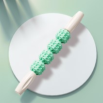 요가 마사지 롤러 헬스 근육 근막봉, 아보카도 그린 - 네 바퀴