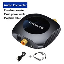 Unnlink HiFi 5.1 오디오 변환기 광학 Toslink 동축 양방향 스위처 192KHZ SPDIF DAC TV PS4 용 앰프 스피, 02 add optical cable