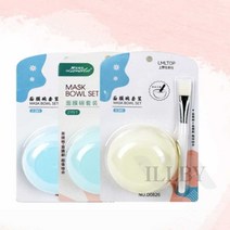 일비 팩 도구 세트 미용트레이 미용용품점 미용재료상가, 볼+스패츌러 세트