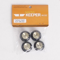 Keeper Tophat Insert 노브 (inch타입), Gold/Gold