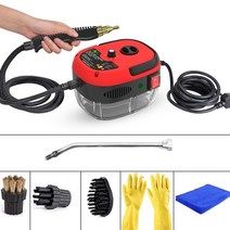 업소용 스팀 청소기 2500W 고압 고온 스팀 청소기 에어컨 주방 후드 자동차 220V 110V (물 ), 02 red_04 AU_01 110V, 02 red_04 AU_01 110V
