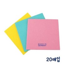 독일 행주(38x38cm) 20매입 부직포 재질 독일행주/주방행주/부엌행주/청소행주/부직포행주/독일부직포행주/빨아쓰는행주/식기행주/청소걸레/물수건