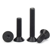 타이어나사 볼트 캡 호환M1.6 M2 M2.5 M3 M4 M5 M6 M8 M10 육각 홀 붙이 평평한 머리 나사 탄소강 볼트 기, 02 M2 (50pcs)_07 12mm