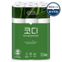 코디 제주 오름 알로에 베라 30m 30롤 1팩, 1
