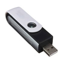 차량용 공기청정기 미니 휴대용 회전식 USB 사무실 홈 자동차 자동 신선한 이온 공기 청정기 오존 산소 바 음이온 이오나이저 클리너, 단일옵션, 한개옵션0