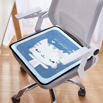 터치온리 침대쿨매트 대나무돗자리 쿨매트 여름침대매트 냉매트 자동차방석 쿨방석 쿨링 거실침대 고급대자리 에어메쉬 방석 대자리 여름매트 쿨링매트 싱글 거실 대자 대나무돗자리 쿨매트, 45*45cm (4 조각), 귀여운 고양이