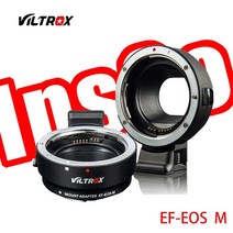 Viltrox EF-EOSM 자동 초점 렌즈 어댑터 링 전자 캐논 EOS EF EF-S M EF-M 카메라 M2 M3 M5 M6 M10 M50 M100 호환, 01 EF-EOSM