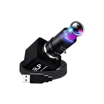 ELP 광학줌 웹캠 800만 화소 10배 줌 웹캠 2448P 5-50mm 가변초점렌즈 웹회의용카메라 8mp 소니 IMX179 광각웹거북스 안드로이드 라스프베리파이 지원 PC용카메라 외장 줌카메라 가변포커스 USB카메라 가정회의 게임 실황수업 초점거리어패처 조정가능 줌카