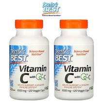 닥터스베스트 비타민C 1000mg 120캡슐 X 2팩, 1개, 기본