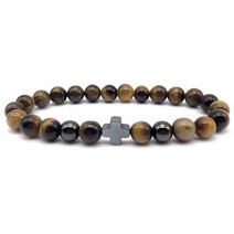 차량용염주 108염주 불교묵주 남성 팔찌 자연 월장석 bead tibetan buddha 팔찌 차크라 용암 돌 디퓨저 팔찌 남성 쥬얼리 선물, 8mm 높이