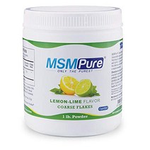 kala health msmpure 레몬 라임 맛 거친 분말 플레이크 1lb 유기 유황 결정 99.9 순수 증류 msm 보충제 미국산, 160온스, 무향