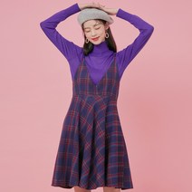 제로스트릿 브이라인 플레어 원피스