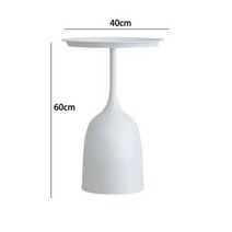 커피 테이블 가구 가벼운 고급 단철 거실 소파 사이드 간단한 작은 원형 코너, B-12