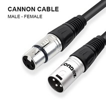 zoguo xlr 마이크 케이블 남성-여성 믹서 audio rca hifi high fidelity sound quality 증폭기 케이블 블랙, 검은색, 5m