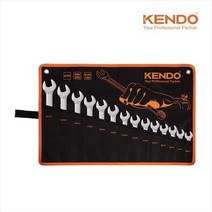 켄도 콤비네이션 렌치세트 14PCS 15246 / 스패너 기어렌치 사이즈별, 14개