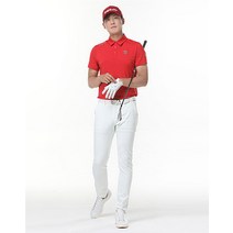 [피디오 클래식] 남성 피디오 클래식 핏 숏 슬리브 셔츠 레드