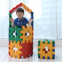 대형 와플블럭장난감 어린이집 집짓기 빅블럭 블럭놀이 남아선물 실내놀이