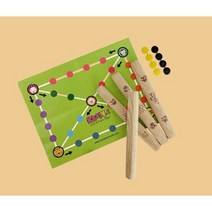 대형 윷놀이 판 세트 전통 설날 추석 민속 놀이 단체게임 윷길이 20cm