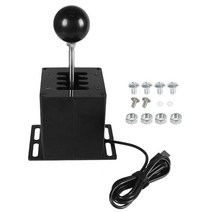 ZLD Thrustmaster T300RS/GT 스티어링 휠용 USB 시뮬레이터 시프터 윈도우, 7+R, 90x130x110mm, 금속