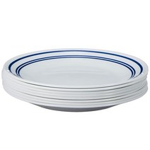 Corelle 코렐 브레드 접시 클래식 카페블루 8 Pc, 기본