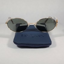 선글라스 Le Specs Nowhere 플랫 오벌 골드 프레임 그레이 그린 모노 렌즈 LSP1902070 251564