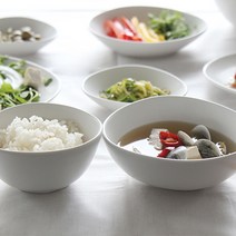 신혼 부부 그릇세트 조약돌 도자기 2인 14p, 블랙+화이트