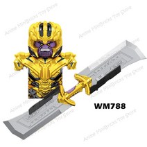 중국레고 블록 빌딩 벽돌 영화 액션 피규어 장난감 모델 교육 조립 생일 선물, 01 WM788