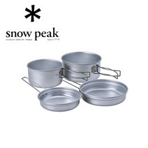 스노우 피크 알루미늄 퍼스널 쿠커 코펠 세트 SCS-020 R, 원컬러 + 단일품목