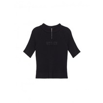 [빠른출고]/마뗑킴 마틴킴 HALF TURTLE NECK FITTED KNIT IN BLACK