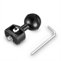 SmallRig-1/4-20 스크류 2132B 포함 스몰리그 볼 헤드 암 범용 액세서리 최대 하중 1.5kg, 01 Ballhead, 1개
