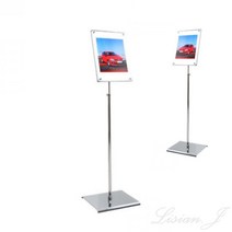 리시안제이 A4 자석 액자 스탠드 가로세로 사인스탠드 스탠드안내판, 흰색