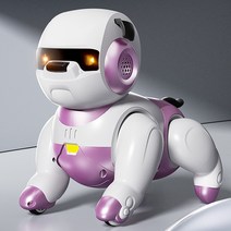 로봇 강아지 아이보 인공지능 애완용 최신 타입 스마트 개 댄스 음성 명령 터치 컨트롤 완구 대화형 귀여운 장난감 어린이 크리스마스 선물, AT009-Purple
