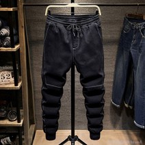 남자 빅사이즈 청바지 가을 할란 루즈핏 일본 대형 허리 끈 탄성 슬림핏