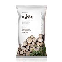 한삽뚝딱 고양이모래 우드펠렛 20kg 흡수형 베딩, 1개