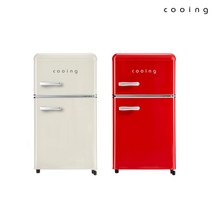 레트로 냉장고 REF-D85 80L 미니 소형 원룸 사무실, 퓨어레드 REF-D85R