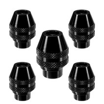 5 개 PCS 빠른 변화 척 척 다기능 범용 미니 키리스 드릴 척을위한 Dremel 전기 분쇄기 도구 0.4-3.2mm, 보여진 바와 같이, 하나, 5개