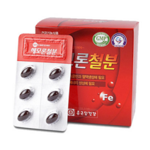 종근당 헤모론 철분 임산부철분제 빈혈 변비없는철분제 헴철 120캡슐, 2개월분