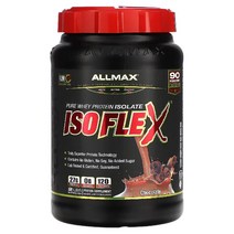 이지몰 ALLMAX (올맥스) Isoflex 순수 분리유청단백질 스프링클을 뿌린 생일 케이크 맛 907g(2lb) No.96329, 2267.96 g, 초콜릿