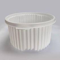 원형 찜 탕 냉면 감자탕 플라스틱 일회용용기 배달용기, 탕용기 중 2400ML, 10개