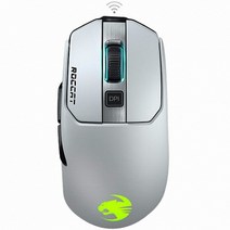 로캣 KAIN 202 AIMO 유무선 게이밍 마우스, 화이트