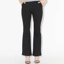 엄마 날씬해보이는 블랙 스판 부츠컷팬츠 여성팬츠 롱다리 미씨