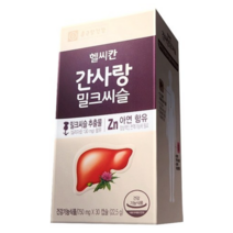 종근당건강 헬씨칸 간사랑 밀크씨슬, 30캡슐, 2개, 30정