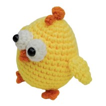 GHSHOP 수제 크로셰 키트 동물 손 뜨개질 크로셰 뜨개질 배우기, 작은, 폴리에스테르, 병아리
