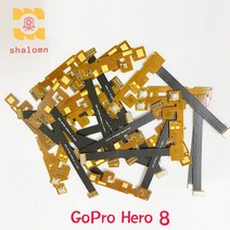 Hero8 셔터 마이크 설정 버튼 Gopro 8 액션 비디오 카메라용 플렉스 케이블 수리 부품 1 개입, 한개옵션0