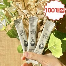 꿀벌 달콤함에 빠지다 100개입 사양벌꿀 일회용 꿀 스틱 허니스틱, 500개, 100정