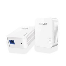 전력선모뎀 1기가 BAROSVC 무선통신 1000Mbps 무선랜 대용 콘센트 인터넷 네트워크 1Gigabitye, 1개