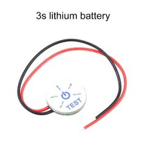 Led 레벨메타 오디오디스플레이 LED조명 1 2 3 4 5 6 7 리튬 배터리 용량 테스트 전력 레벨 표시기 전동 공구 충전 용 조명 디스플레이, 없음, 3S For Lithium