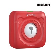 라벨프린터 라벨프린터기 라벨스티커 peripage 블루투스 미니 열전사 프린터 for, 304 레드, 협력사