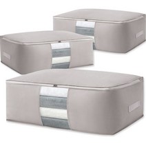 긱보드 패브릭 이불보관함 대형93L 4개, Gray × 12개